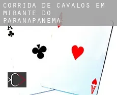 Corrida de cavalos em  Mirante do Paranapanema