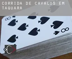 Corrida de cavalos em  Taquara