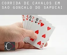 Corrida de cavalos em  São Gonçalo do Sapucaí