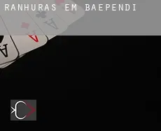 Ranhuras em  Baependi