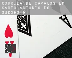 Corrida de cavalos em  Santo Antônio do Sudoeste