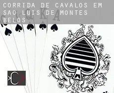 Corrida de cavalos em  São Luís de Montes Belos