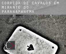 Corrida de cavalos em Mirante do Paranapanema