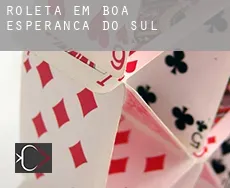 Roleta em  Boa Esperança do Sul