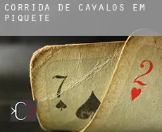 Corrida de cavalos em Piquete